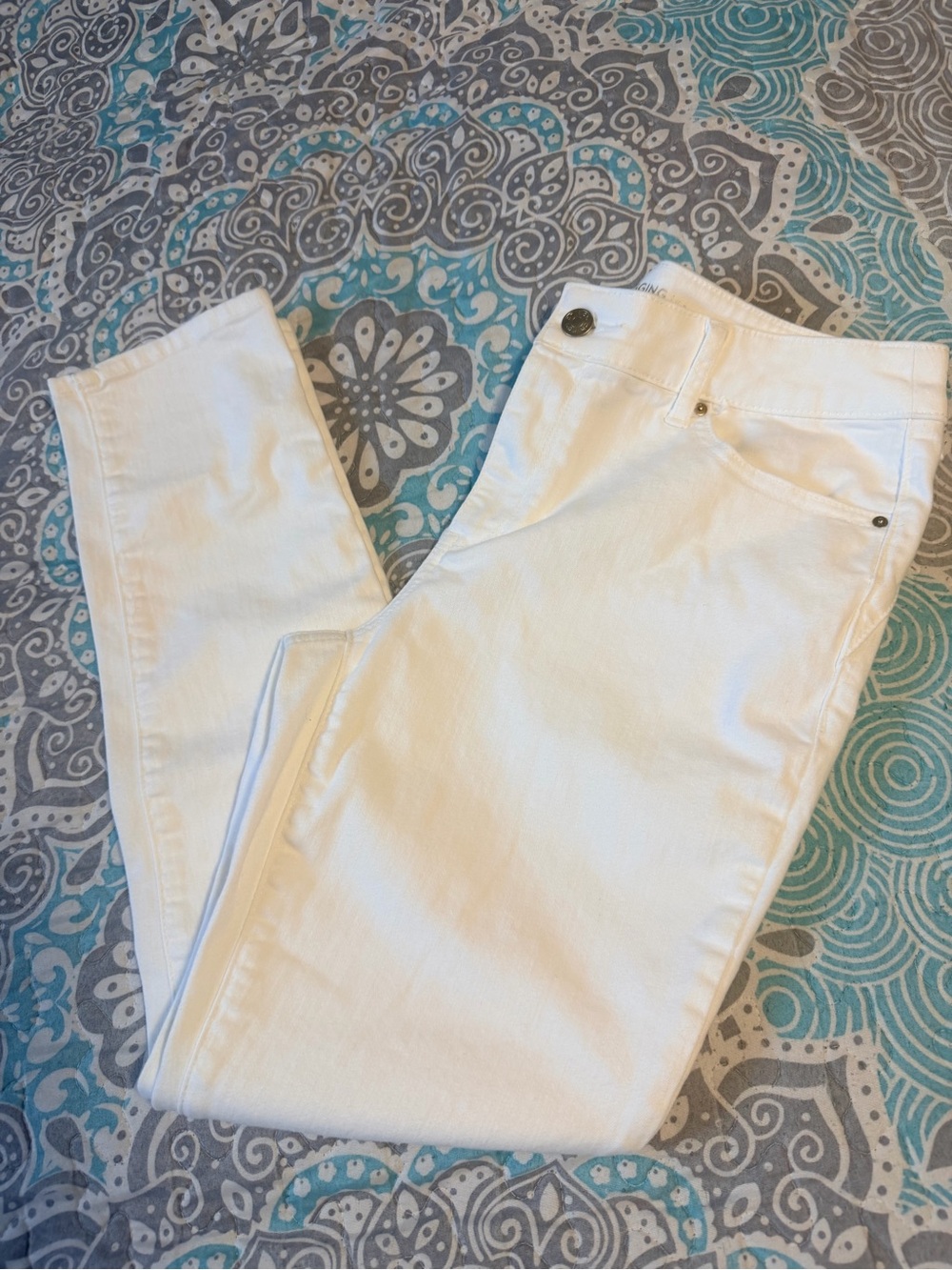 Chico's White Skinny Jeans - Clean Stretch Denim   size .05          #303